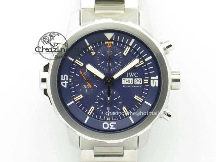 MIROTIME 0319 MoistureWicking Portofino Automatic RG IW356522 FKF 1:1 Best Edition Blue Dial on Black Croco Strap A 7109